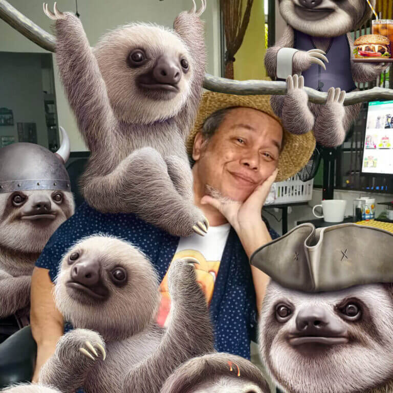 Jumali Katani AKA Adam Lawless, Artist, Malaysia