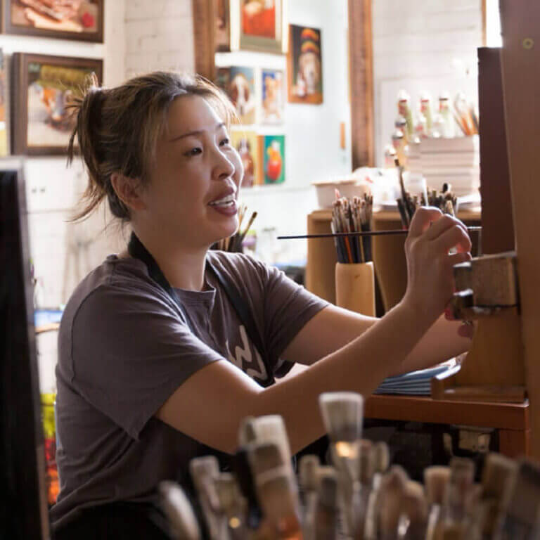 Lucia Heffernan, Artist, USA Edwin James IP client since 2022