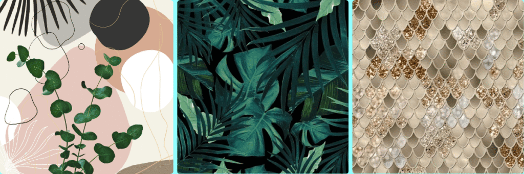 Marble and glitter texture banner for Anita and Bella Jantz